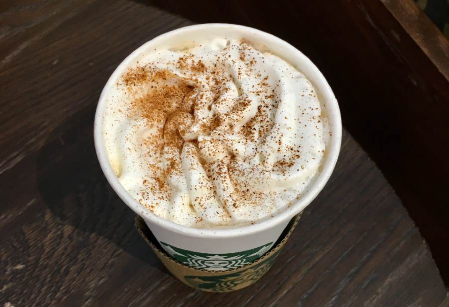 popular hot drinks at Starbucks