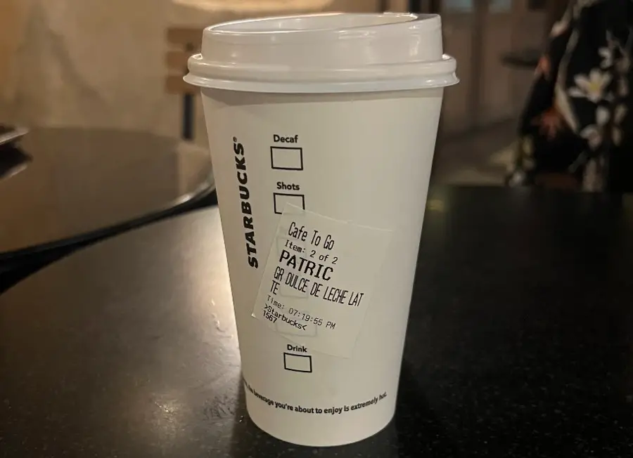 Starbucks handcrafted drinks